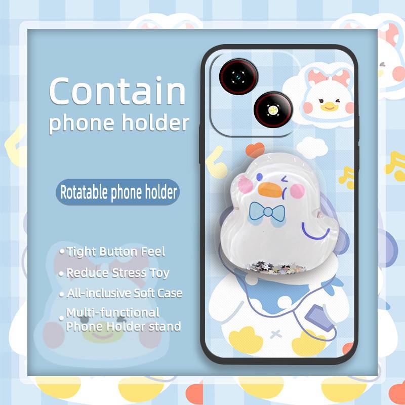 TPU ป้องกันเคสโทรศัพท์สําหรับ ZTE Blade A35E การ์ตูนโทรศัพท์ป้องกันเลนส์กันน้ํา Anti-knock น่ารัก Ki