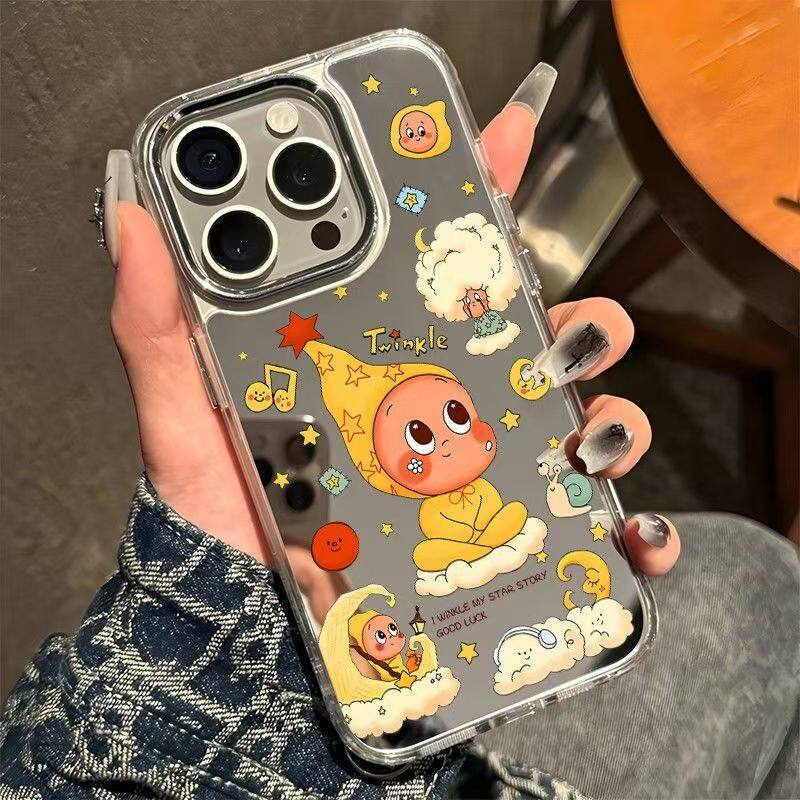 Cloud Stars เหมาะสําหรับ Samsung s26ultra เคสโทรศัพท์ซิลิโคน s24 +/ s25fe การ์ตูน s23/s22/s21 น่ารัก a57a56a55a54a53 Creative a17a16a15a14 กันกระแทก