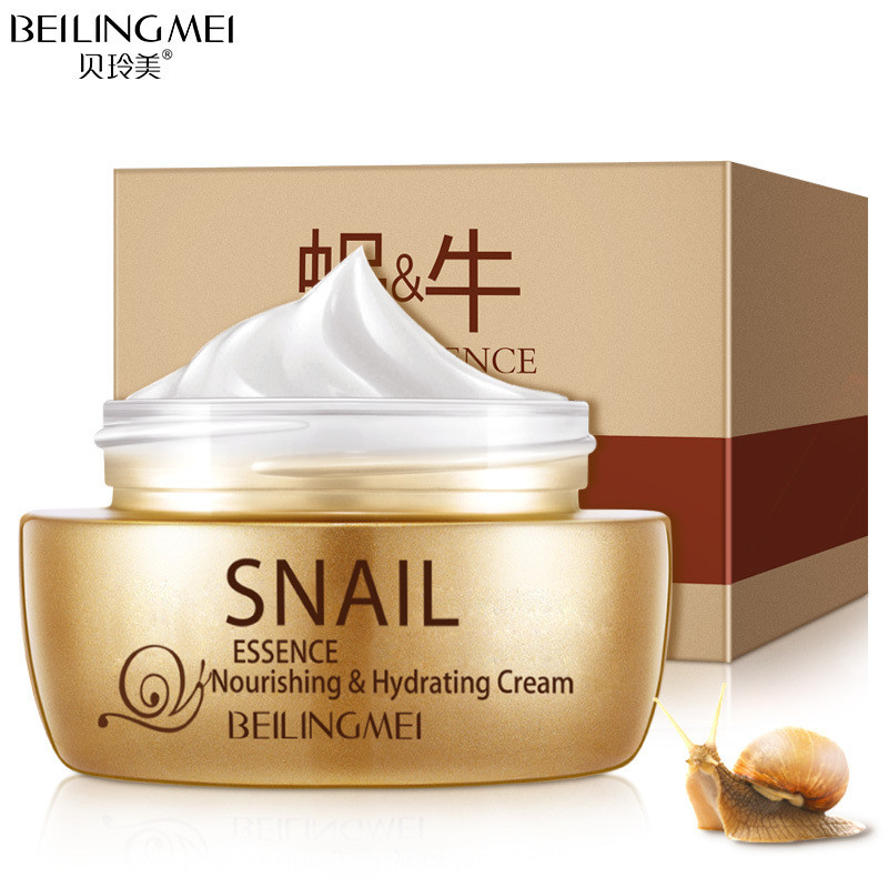 Beilingmei Snail Essence Moisturizing Moisturizing Cream เครื่องสําอางผลิตภัณฑ์ดูแลผิวครีม Moisturiz