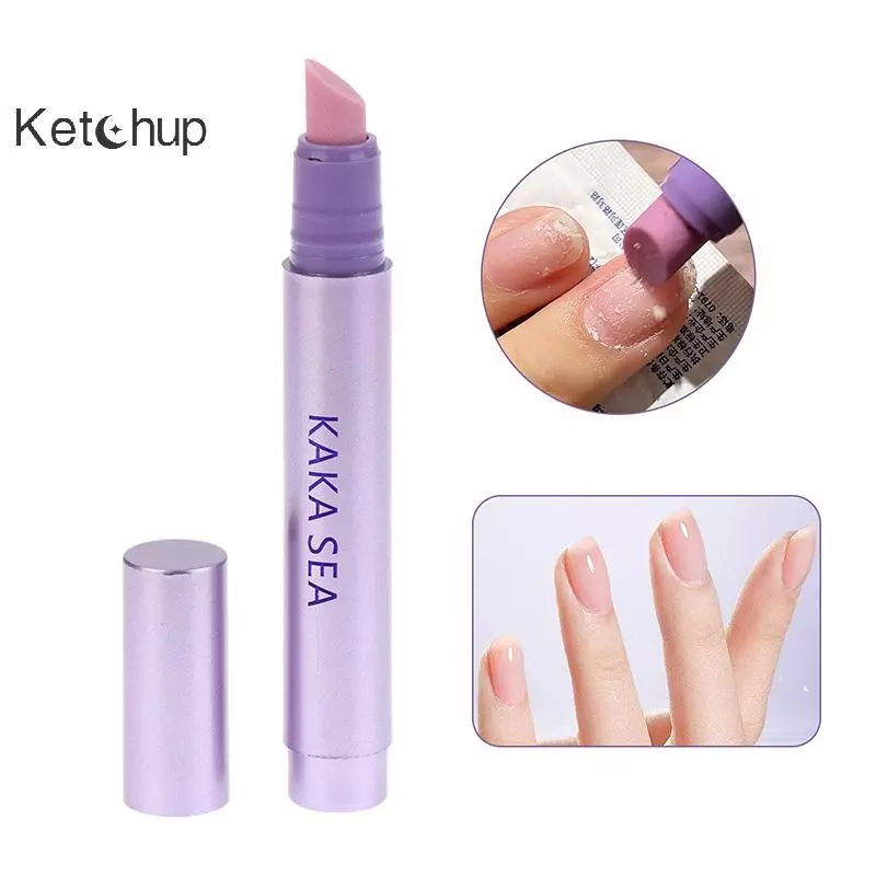 [Ktchup-t] 3In1 เซรามิคเล็บ Cuticle Oil Brighten Moisturizing เล็บ Cuticle Remover ปากกาบํารุงเล็บ Care Essence ปากกาซ่อม Damage Nice