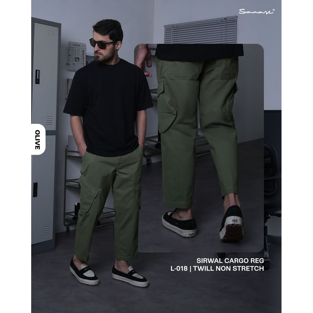 SAMASE Sirwal Cargo L018 Twill ไม่ยืด