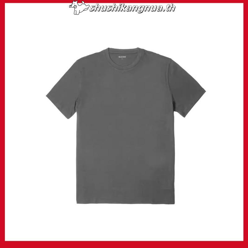 OASIS เสื้อยืดผู้ชายสีดำ เสื้อยืด คอกลม คอตตอน100% รุ่น MTC-1957R
