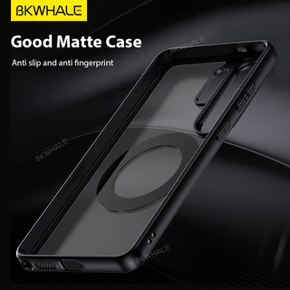 BKWHALE 360 Magnetic Ring Matte Case สําหรับ Samung Galaxy S26 S25 S24 S23 Ultra A57 A56 A55 A54 A37 A36 A35 A34 A27 A26 A25 A24 A17 A16 A15 A06 A14 โทรศัพท์ปลอก
