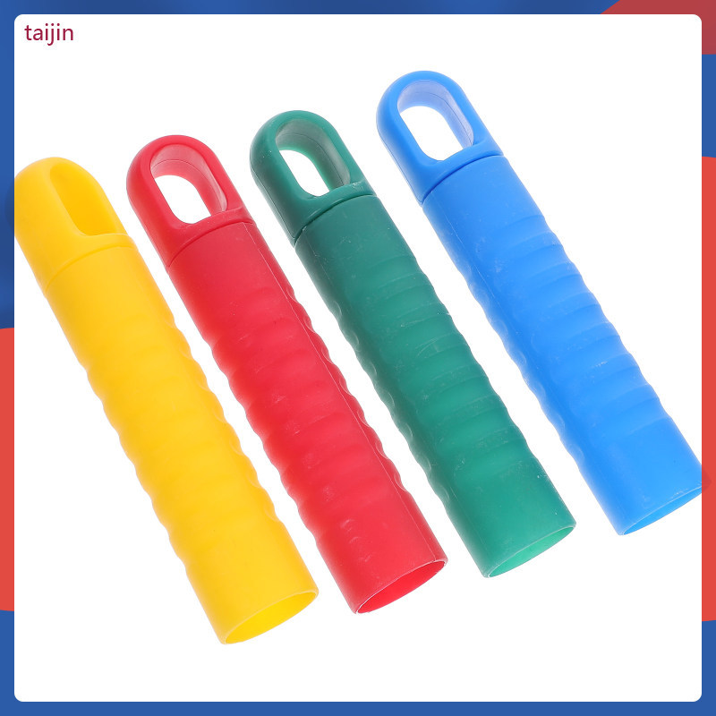 4 ชิ้น Mops ไม้กวาดจับ End Cover Clothesline Stick เปลี่ยน Header แขน 14.00X2.70X2.70 ซม.tajin