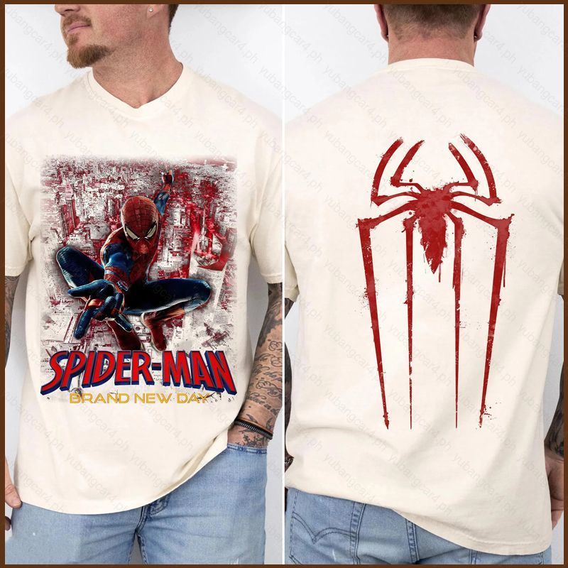 เสื้อยืด Spider-Man ของ Tom Holland แบบแขนสั้น จาก MCU Avengers