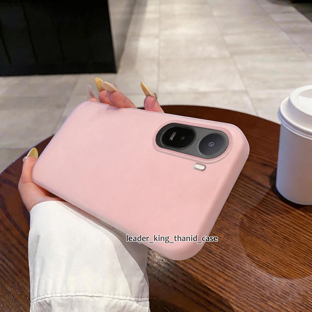Jelly 2in1 เคสใช้ สำหรับ Xiaomi Redmi A7 Pro A7Pro Poco C85X Redmi15C / Poco C85  เคสซิริโคน สีพื้นพ