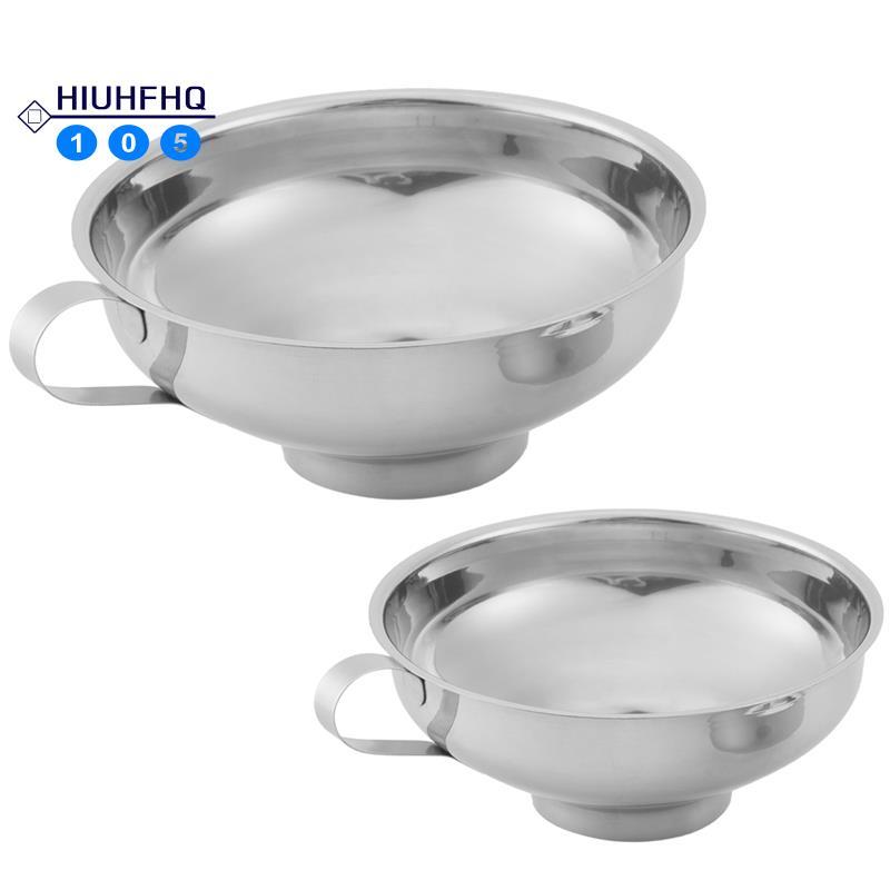Hiuhfhq106Canning Funnel, 2 แพ็คสแตนเลส Canning Supplies Kitchen Funnel Jar Funnel Canning Funnel