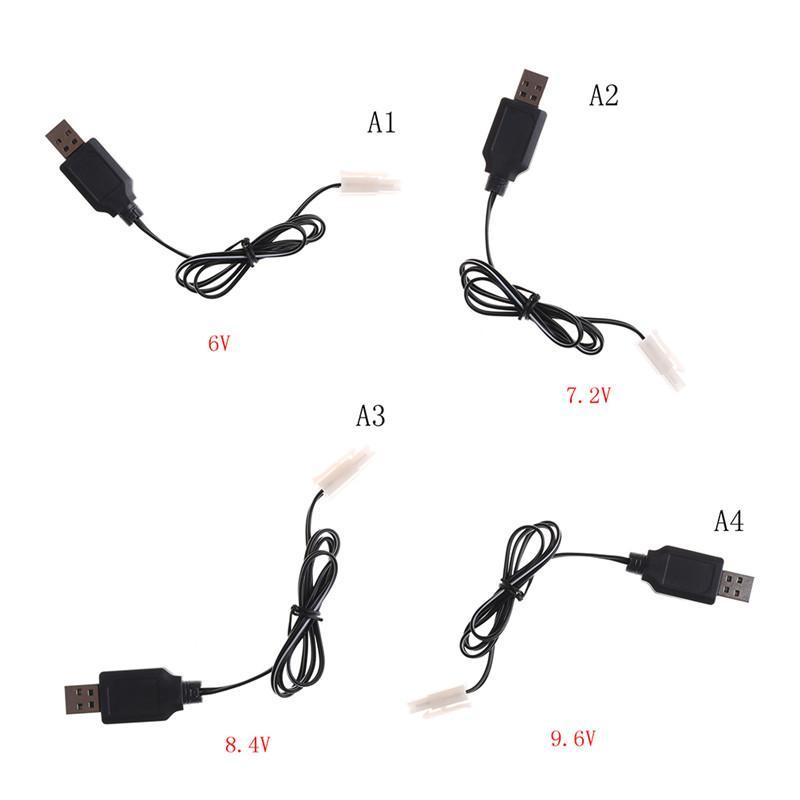 Teeny-weeny DC 6V 7.2V 8.4V 9.6V RC แบตเตอรี่ USB Charger Adapter สําหรับรีโมทคอนโทรลรถ tw
