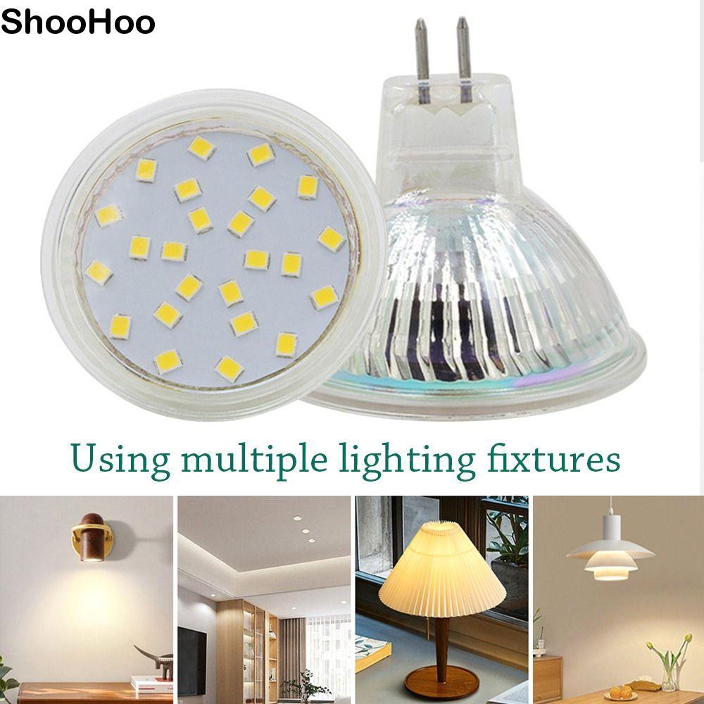 SHOOHOO หลอดไฟ LED ฐาน Bi-Pin 220V/12V Mini Warm Spotlight โคมไฟ