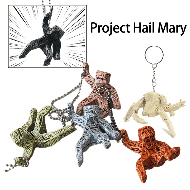 Project Hail Mary Rocky Action Figure ของเล่น 3D Rocky พวงกุญแจ Pendent เครื่องประดับ ราคา ถูกที่สุด ดีลบีเคเค