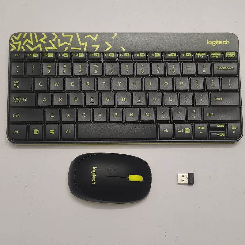 คีย์บอร์ดไร้สาย Logitech K240 ดั้งเดิม M212 เมาส์ไร้สาย MK240 ตัวรับสัญญาณเมาส์คีย์บอร์ดไร้สาย
