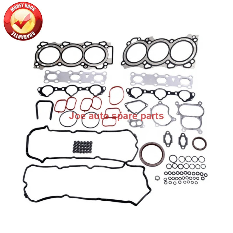 VQ40 VQ40DE VQ40-DE เครื่องยนต์ปะเก็นเต็มรูปแบบชุดสําหรับ Nissan PATHFINDER R51 HARDBODY D22 4.0L 39