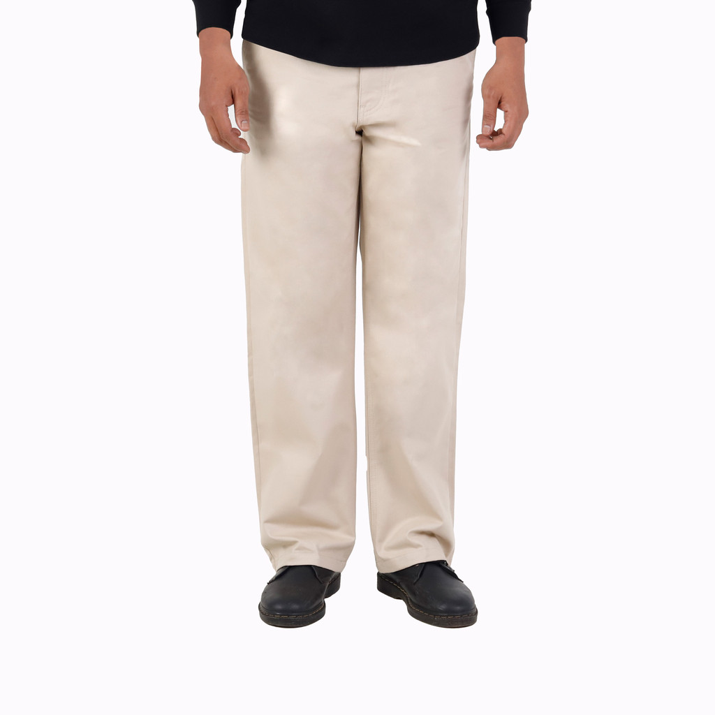 Welldone Long Chino Pants Loose - Heiro Cream