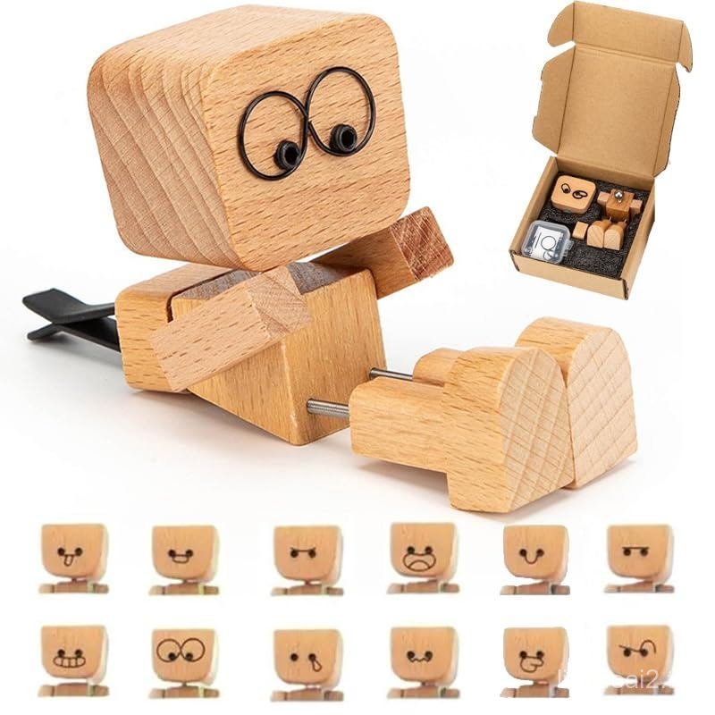 Wobble รูปรถ Wobbling Holzman - รูปไม้ Wobble ฟุต, ไม้ Wobble รูป - Wobble Man ไม้ 12 ic Facial Expr