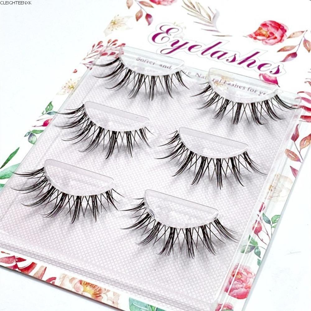 CLEIGHTEEN8H Manga Lashes, ญี่ปุ่นคอสเพลย์ Eyelash Extension ขนตาปลอม, ธรรมชาติดู Spiry Lashes สําหร