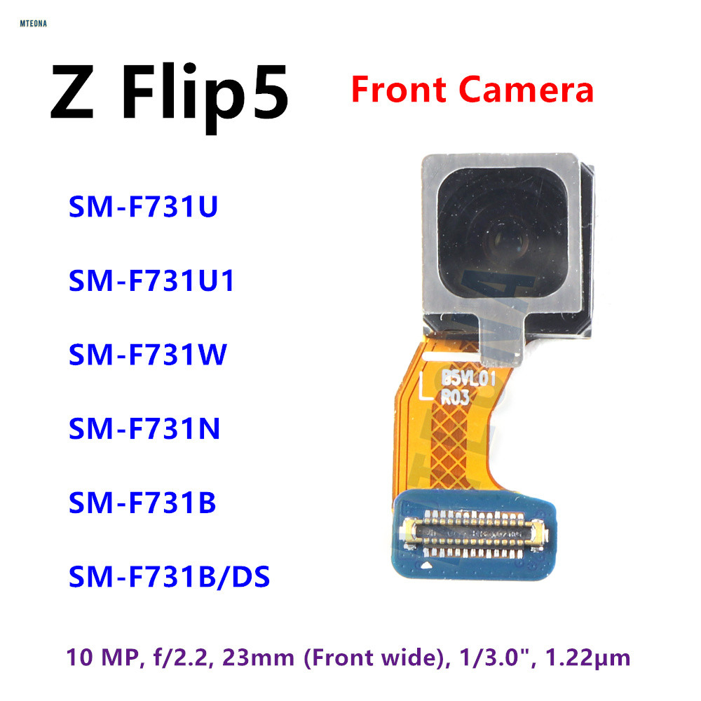 10MP กล้องหน้าสําหรับ Samsung Galaxy Z Flip5 F731 SM-F731B/DS SM-F731U F731N