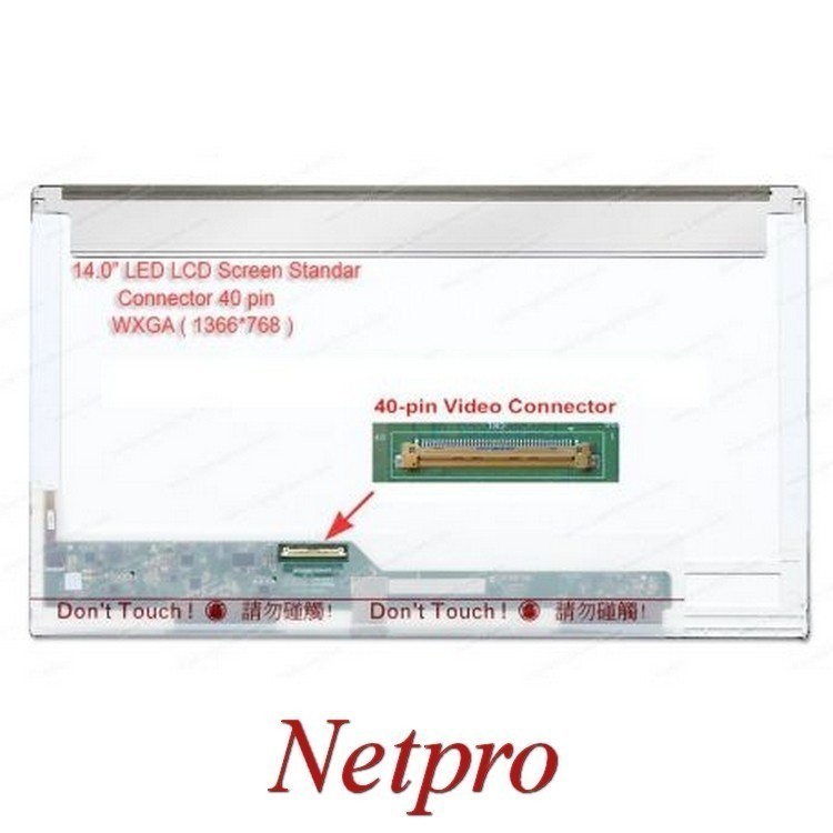 LED LCD สําหรับ ASUS A45 A45N A45V A45VD A45VJ A45VM A45A A45DE A45DR -NPRO