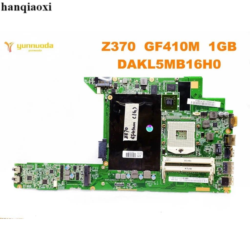 Lenovo Z370 Z360 G360 เมนบอร์ด Z380 Z470 Z475 เมนบอร์ด DAKL5MB16H0
