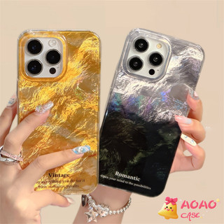 เคส IMD ลายน้ำแข็งไล่ระดับสีหนา เรียบง่าย สำหรับ iPhone 16 15 11 13 14 12 Pro Max 7 16 8 Plus XR X XS Max เคสสะท้อนแสง