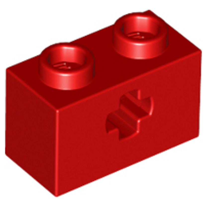 Brick2cube Part - Technic, Brick 1 x 2 with Axle Hole - 32064