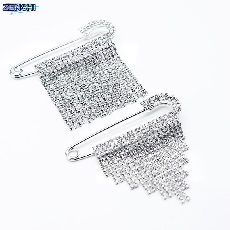 เข็มกลัดลappel Chic Rhinestone เทรนด์ใหม่สำหรับเสื้อกันหนาวและงาน.party