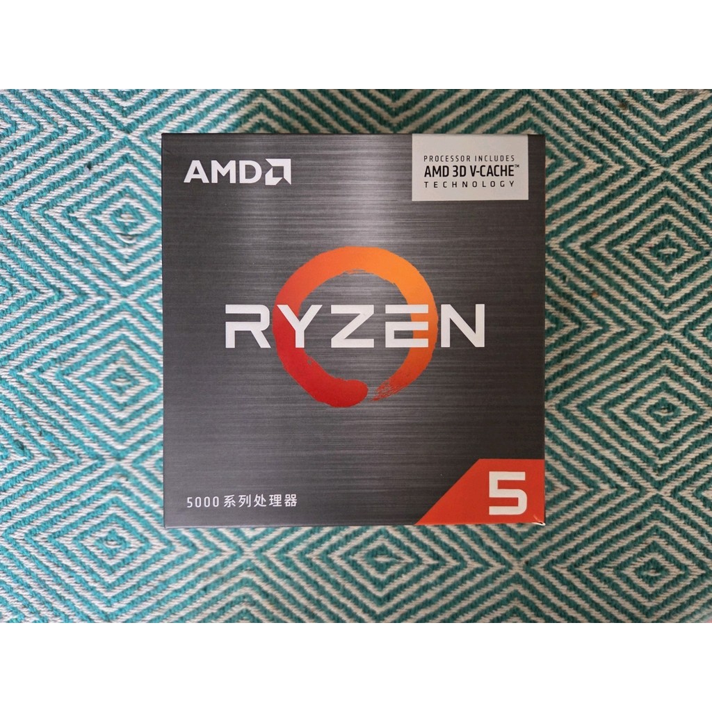 AMD Ryzen 5 5500X3D CPU โปรเซสเซอร์ 4GHz 6 แกนซ็อกเก็ต AM4 X3D ยี่ห้อใหม่