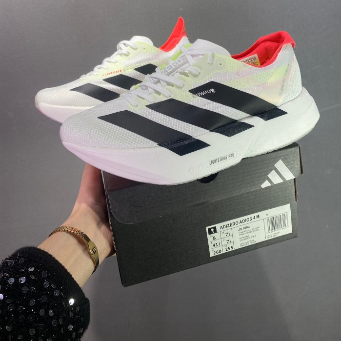 Adizero Adios Pro 4 รองเท้าวิ่งผู้ชายและผู้หญิงแผ่นคาร์บอน Adizero EVO SL รองเท้ากีฬา JR1094