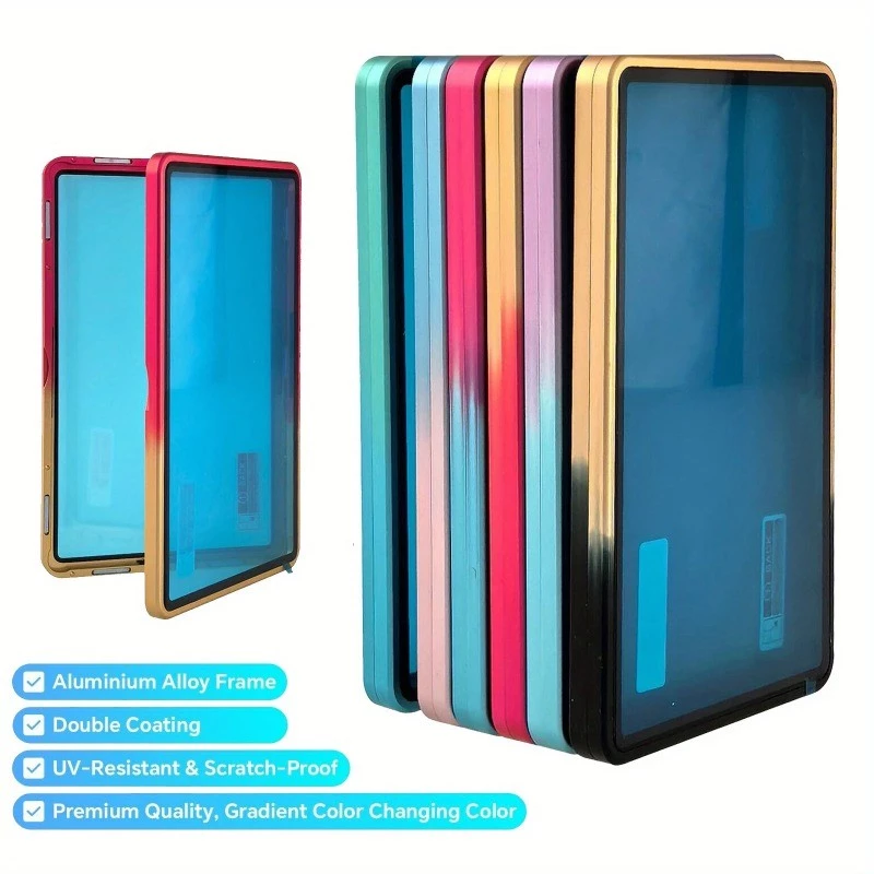 ฝาครอบป้องกันการ์ดอลูมิเนียมอัลลอยด์สีไล่ระดับสี,เคสโลหะสําหรับการ์ดเกรด 35PT PSA-CGC