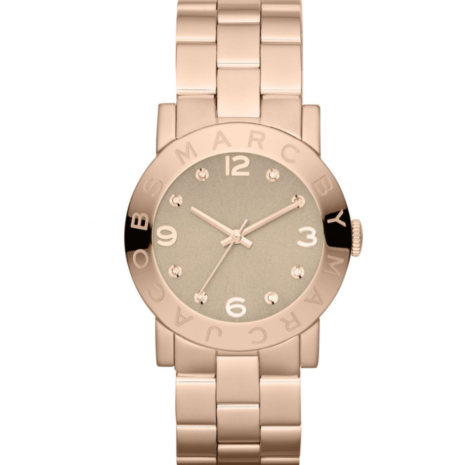 Marc by Marc Jacobs Rose Dial Stainless Steel Quartz Women's Watch MBM3221 36mm