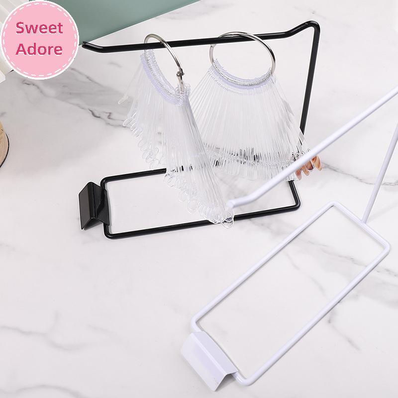 SweetAdore Nail Art Display Shelf False Nail Display Photo Stand Gel Nail Polish Card Display Stand 