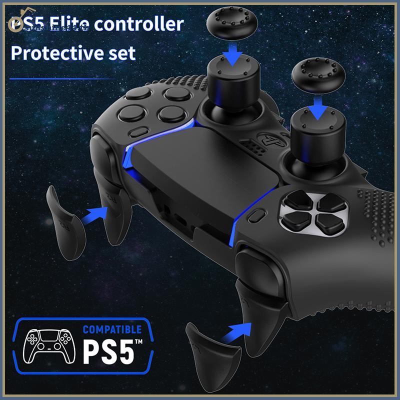 FOURSUN ซิลิโคนป้องกันกรณี Protector Shell สําหรับ PS5 เกมอุปกรณ์เสริม Shoproof Anti-drop Cover TH