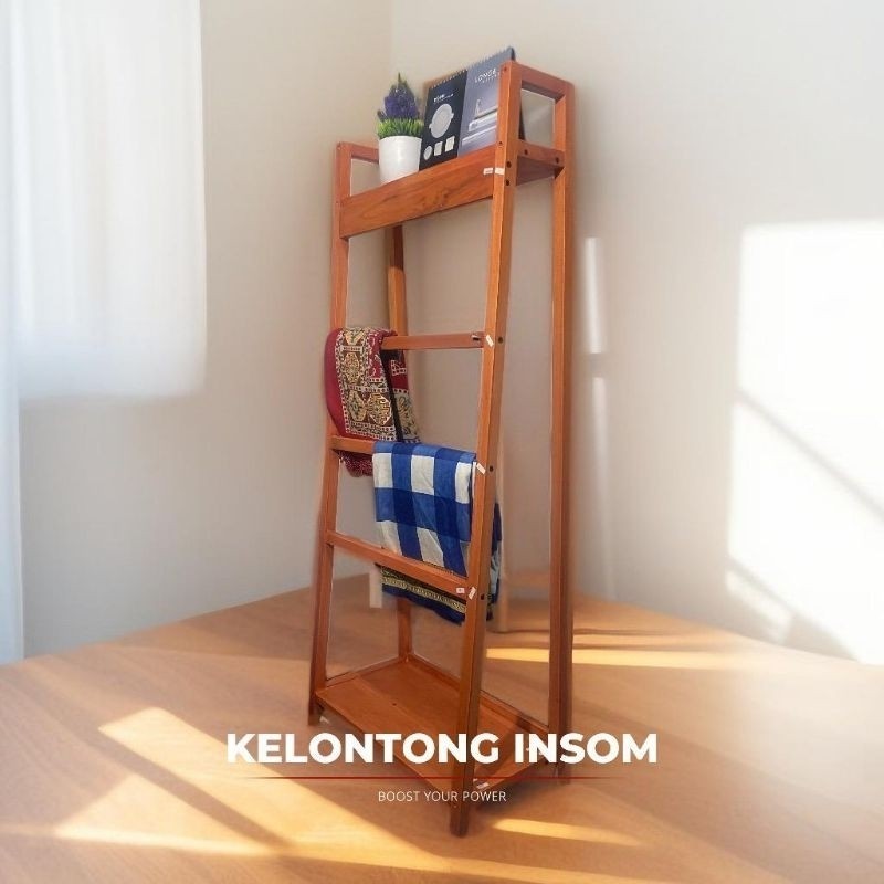 ชั้นวาง Mukena & ชั้นวางพรมสวดมนต์ MINIMALIST MUKENA RACK, PRAYER RUGS RACK, PRAYER EQUIPMENT RACK ล