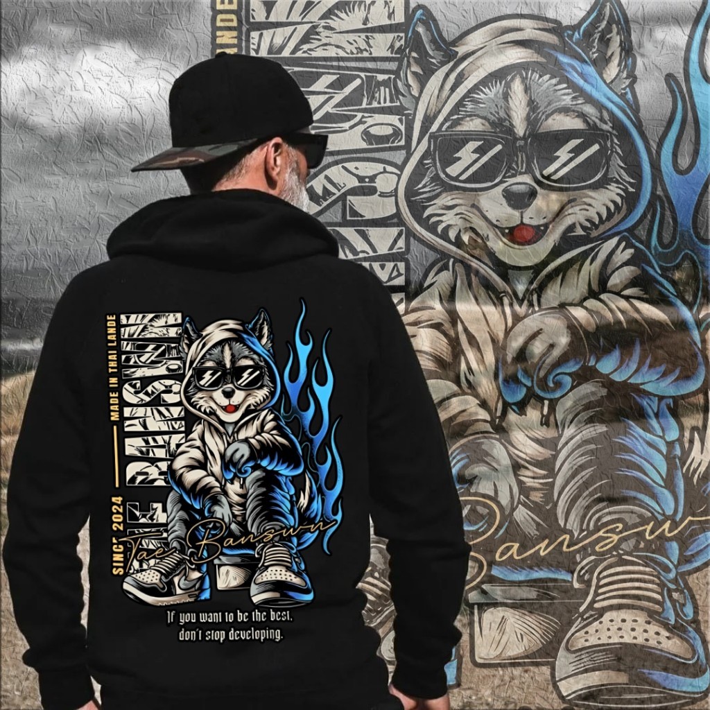 เต้บ้านสวน-Tae Banswn ผ้าฝ้าย Tae Banswn T-shirt เสื้อฮู้ด Hoodies M-3XL