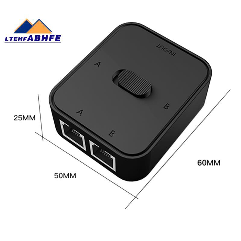 [ขายร้อน L]2 พอร์ต Gigabit Network Switch RJ45 Switch Network Splitter Cable Extender 2 Way External