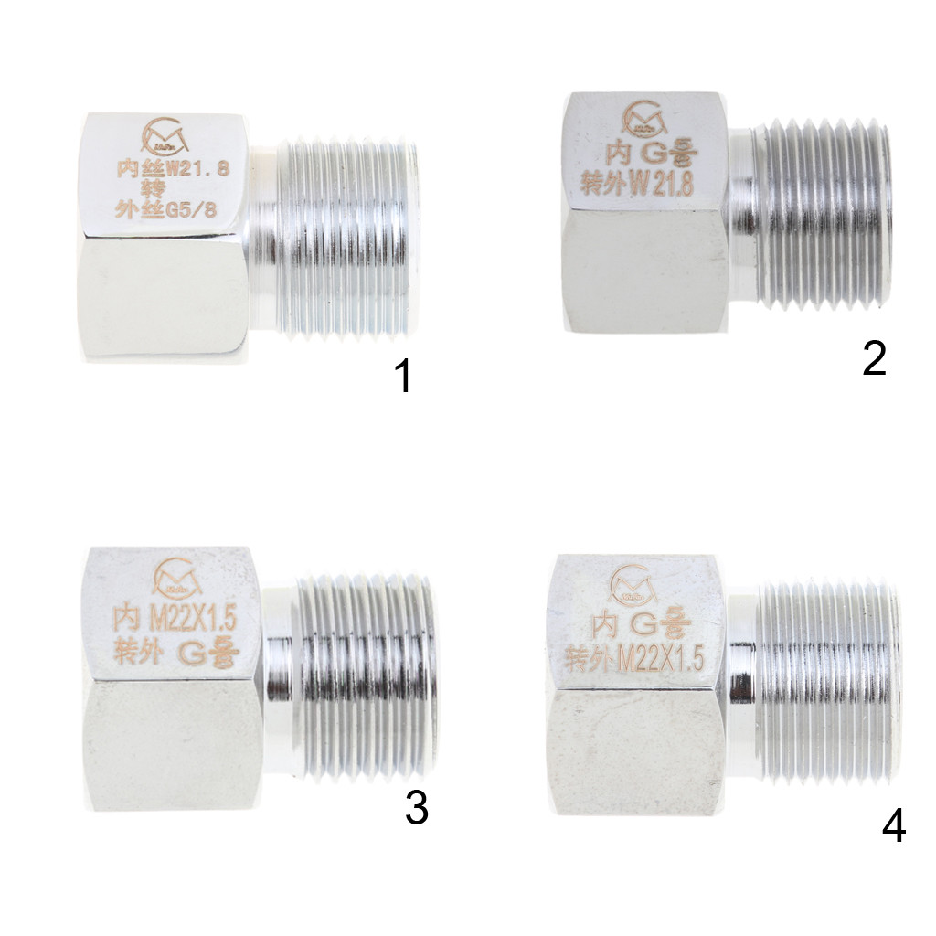 [Lszcx6l] สกรูแปลงอะแดปเตอร์กระบอกควบคุมปลาตู้ปลา 2, W21.8 ถึง G5/8 ,G5/8 ถึง W21.8, M22x1.5 ถึง G5/