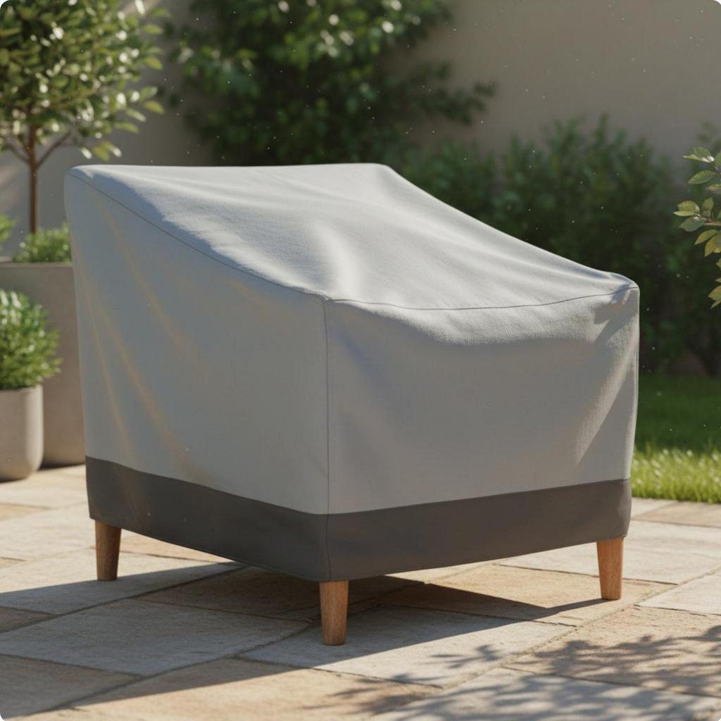 [Lszcx6l] ผ้าคลุมโซฟากันแดดตัวป้องกันเฟอร์นิเจอร์กลางแจ้ง Weatherproof Seat Cover สําหรับ Patio Gard