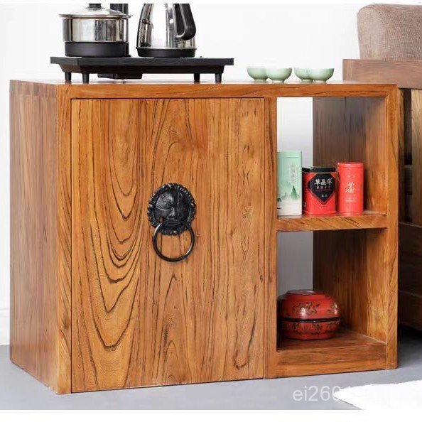 Old Door Boss Old Elm Weathered Dining Side Cabinet ตู้เก็บชา Retro สไตล์จีนห้องนั่งเล่น Entrance เฟ