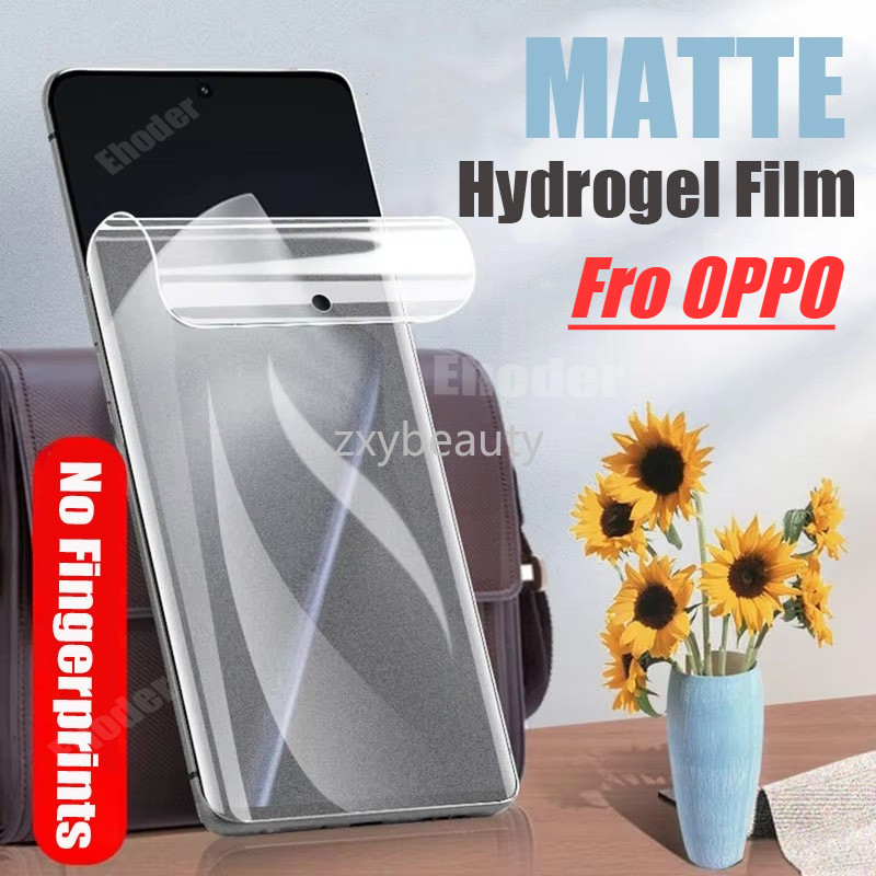 Matte Hydrogel ฟิล์มสําหรับ OPPO A6X A6t A6 Pro A5 A5X A3X A3 A5i 4G 5G 2026 Soft Frosted Screen Pro