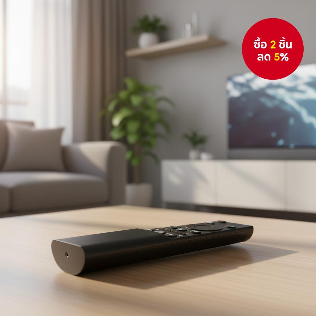 รีโมทคอนโทรล BN59-01358D ใช้แทนสําหรับ Samsung 4K สมาร์ททีวี UA75AU8000 QN43LS03AAFXZA พื้นผิวละเอีย