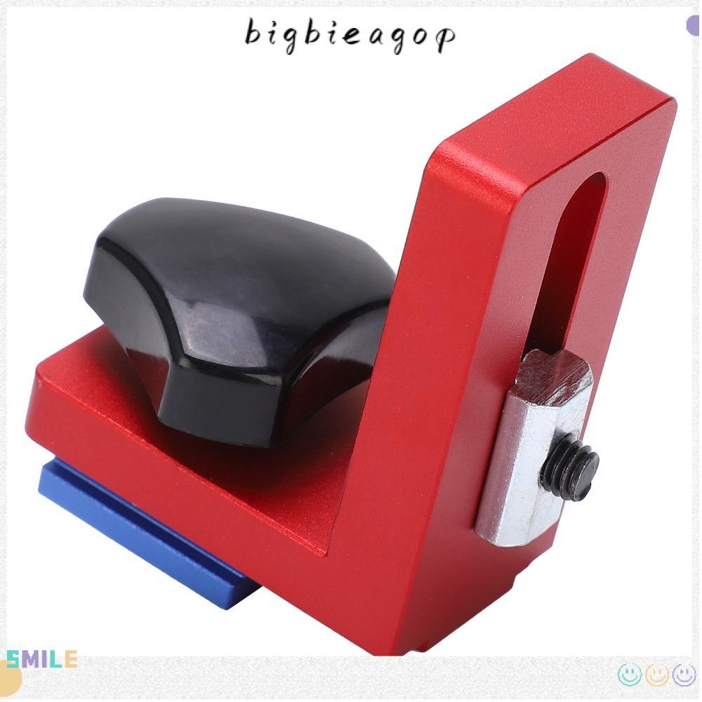 BIGBAIEGOP ขายึดเลื่อน T-Track 2 ชิ้น สําหรับ 30 T-Track 30 ประเภท ​Miter Track Stop อลูมิเนียมอัลลอ