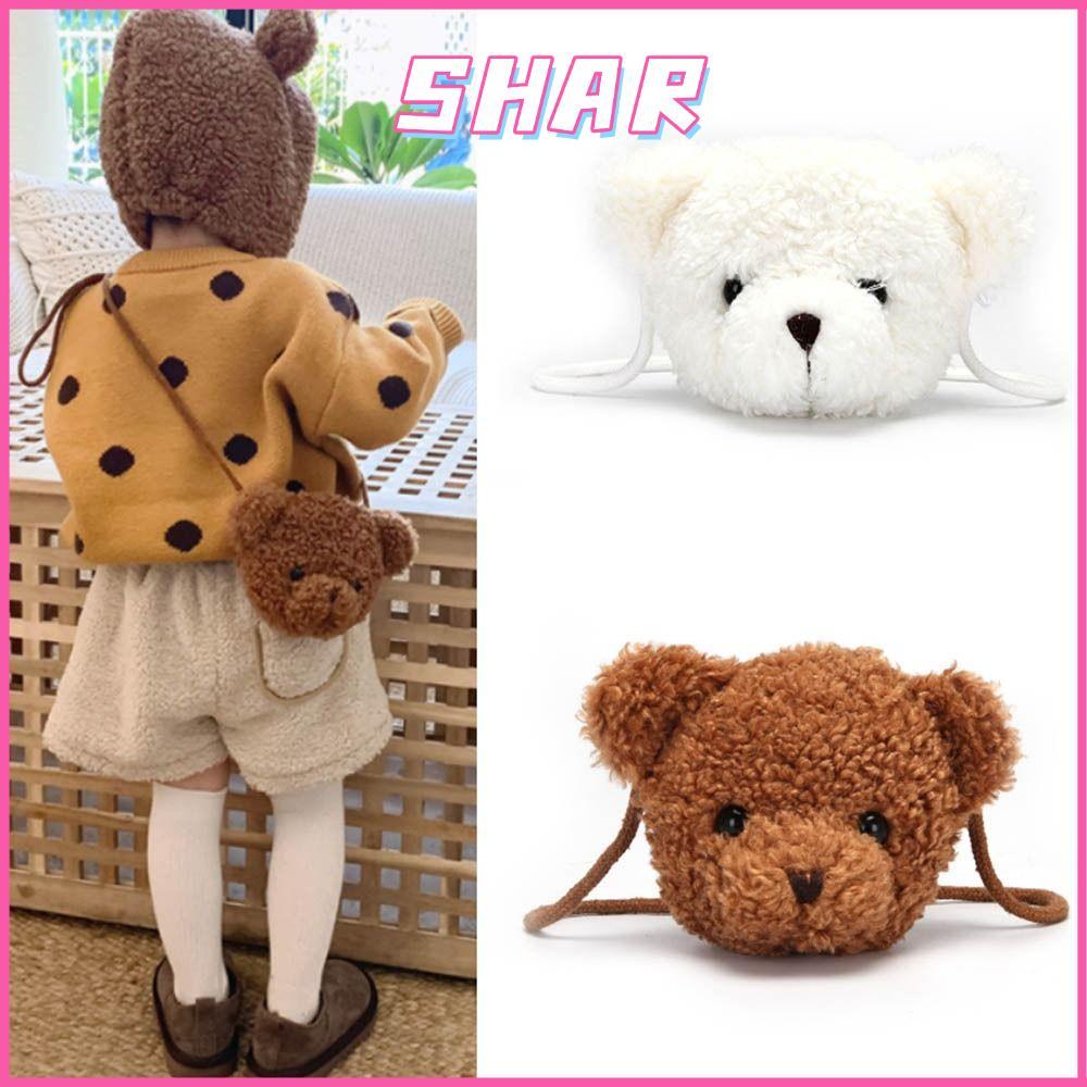 SHAR กระเป๋า Messenger สําหรับเด็กเด็กยัดไส้มินิกระเป๋าตุ๊กตา