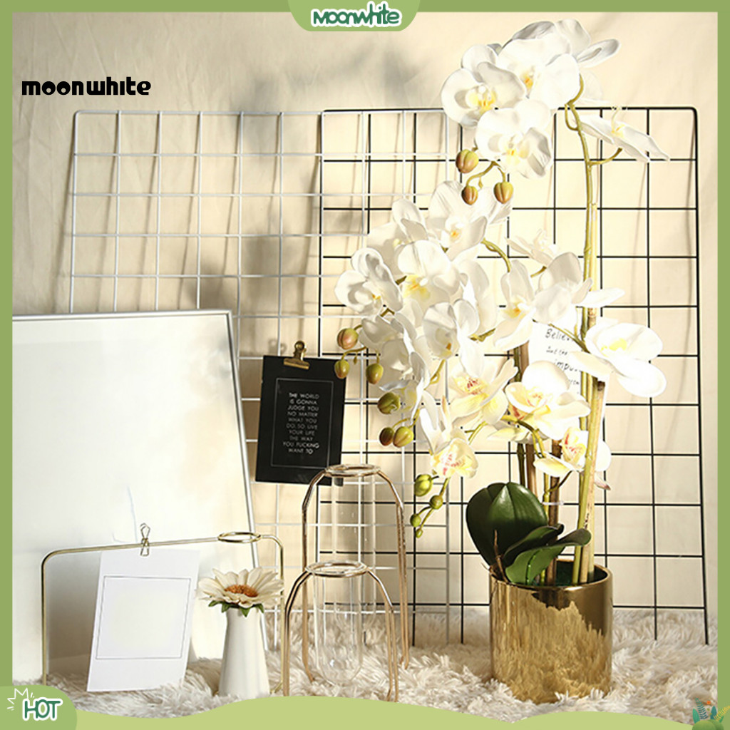 [MOONWHITE] 1 PC Faux Orchid Plant ผลิตภัณฑ์ในครัวเรือนที่สมจริงธรรมชาติ Orchid พืชประดิษฐ์ตกแต่งสํา