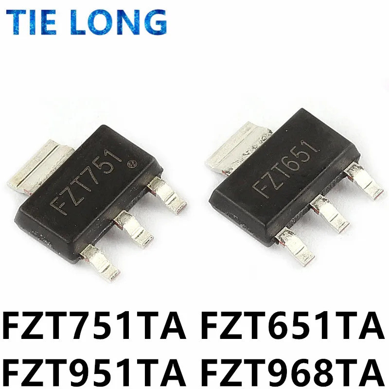 5pcs FZT751TA SOT-223 FZT751 SOT223 FZT 751 SOT FZT951TA FZT651TA FZT651 FZT968TA FZT968 ชิป ic