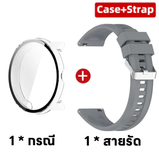 【สาย+เคส】สำหรับ SUUNTO RUN Sport สายซิลิโคน+เคสกรณีนาฬิกา SUUNTO RUN กรณีป้องกันการลดลง SUUNTO RUN สายนาฬิกา