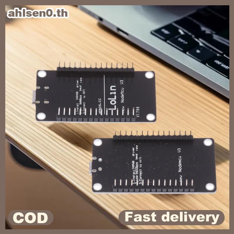 Ahlsen0 Nodemcu Lua V2.1 ESP8266 ESP-12F บอร์ดพัฒนา WIFI Micro USB- CH340 ckboard พร้อมแฟลชปุ่มและปุ