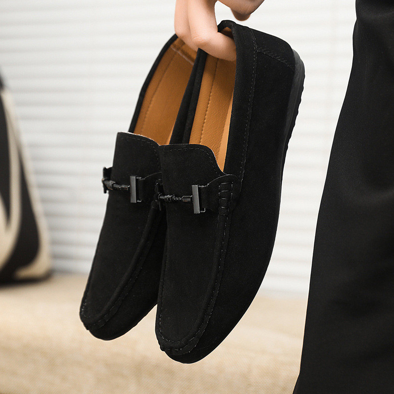 Guy Casual Shoes Shoes Peas Shoes Mens Lazy Shoes Cover Foot Slip-On Mens Shoes1