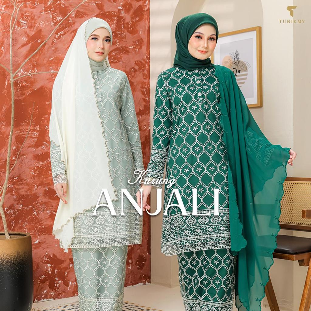 TUNIKMY KURUNG ANJALI KURUNG MODEN ลูกไม้เต็ม EMBROIDERY