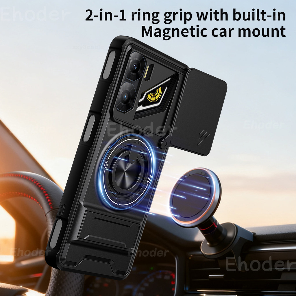 ปลอกสําหรับ ZTE nubia Neo 3 2 5G 2025 สไลด์กล้องเลนส์ป้องกันสําหรับ nubiaNeo3 nubiaNeo2 Neo2 เกราะกันกระแทกแม่เหล็ก double bracket เคสโทรศัพท์ - รูปที่ 3