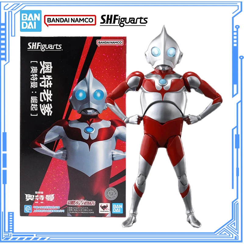 Bandai Ultraman: Rising Model Kit Figures Shf Ultra Dad Action Figure Collection สําหรับของขวัญเด็ก