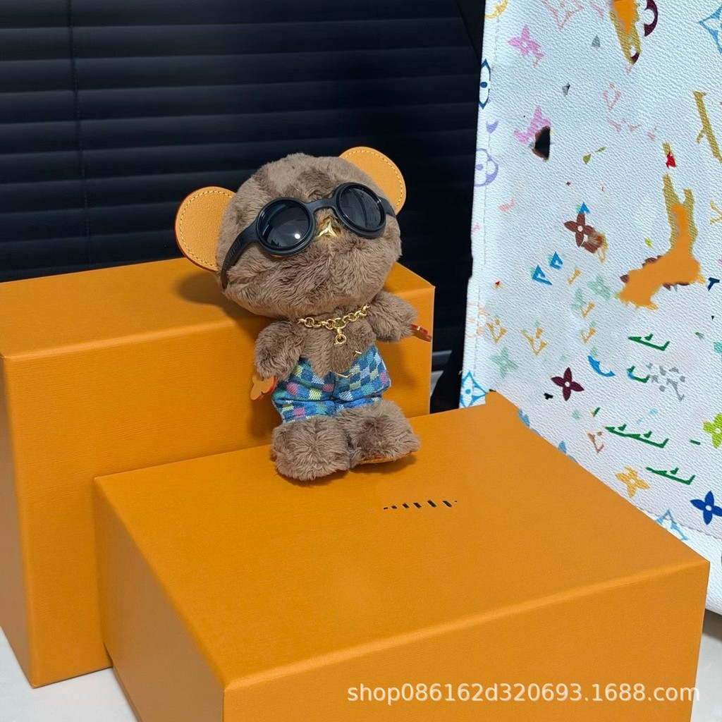 จี้ตุ๊กตาหมีคุณภาพสูงของ Donkey ยอดนิยมพวงกุญแจจี้ Live Supply Street Wear yy2512.27